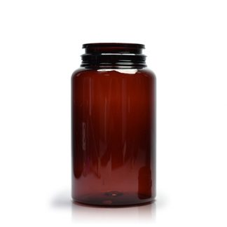 150ml Amber Plastic Pill Jar With 40mm Neck