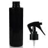150ml Black Plastic Bottle & Mini Trigger Spray