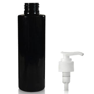 150ml Black Plastic Lotion Bottle