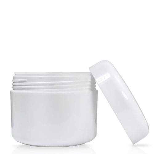 50ml White Plastic Cosmetic Jar