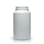 150ml White Plastic Pill Jar