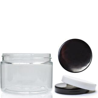 150ml Clear Plastic Jar With Plastic Lid