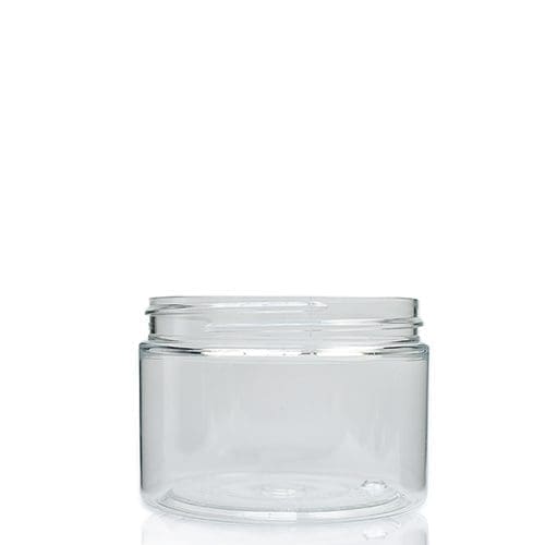 150ml Clear Plastic Jar With Aluminium Lid Online Packaging Supplier