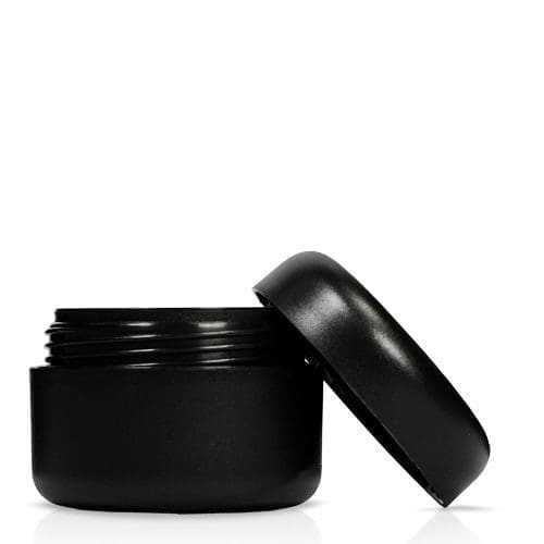 15ml Black Cosmetic Jar