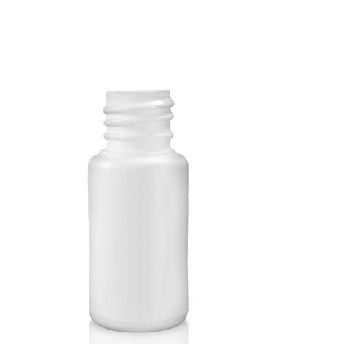 15ml white plastic bottle
