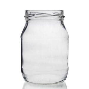 190ml E Clear Glass Jar 53mm Neck