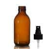 200ml Amber Glass Syrup Bottle & Atomiser Spray