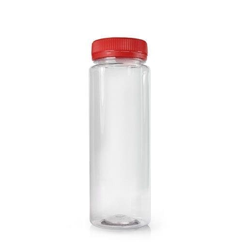 200ml Slim Plastic Juice Bottle With Lid