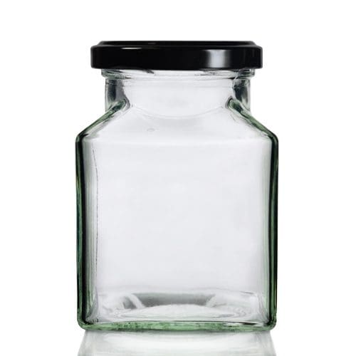 200ml Square Jars With Lids