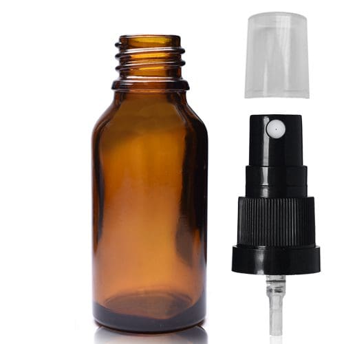20ml Amber Glass Dropper Bottle Atomiser Spray