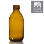 250ml Amber Glass Sirop Bottle BULK