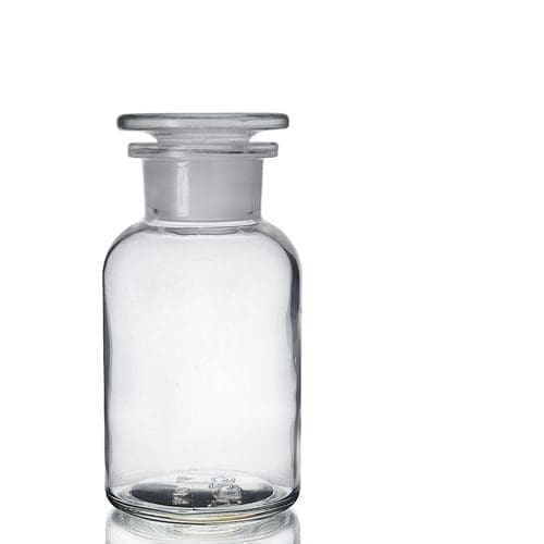 250ml Clear Glass Apothecary Bottle With Stopper