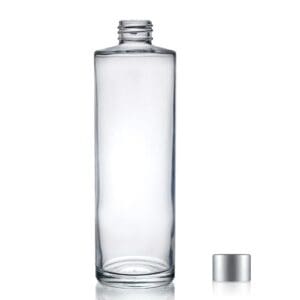 250ml Glass Simplicity Bottle w Silver Diffuser