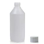 250ml Natural HDPE Plastic Round Bottle wsc