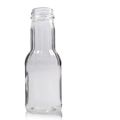 250ml Clear Glass Juice Bottle Ampulla 0161 367 1414