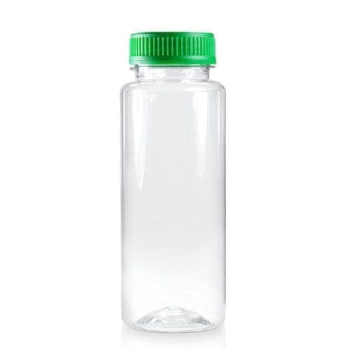 250ml Slim Plastic Juice Bottle With Lid