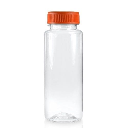 250ml Slim Plastic Juice Bottle With Lid