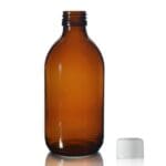 300ml Amber Glass Sirop Bottle w CRC Cap