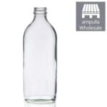 300ml Clear Flask Bottles bulk