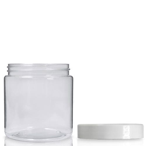 300ml Clear Screw Top Jar with lid