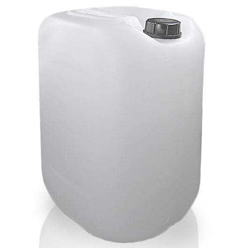 30 Litre UN Natural Square Jerry Can & Din61 T/E Cap Ampulla
