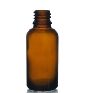 30ml Amber Glass Dropper Bottle w No Cap
