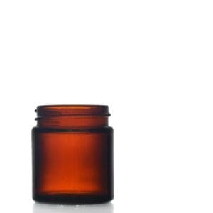 30ml Amber Glass Ointment Jar w No Cap