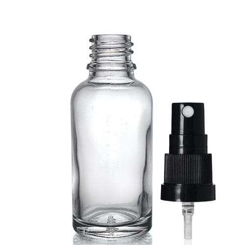 30ml Clear Glass Dropper Bottle Atomiser Spray