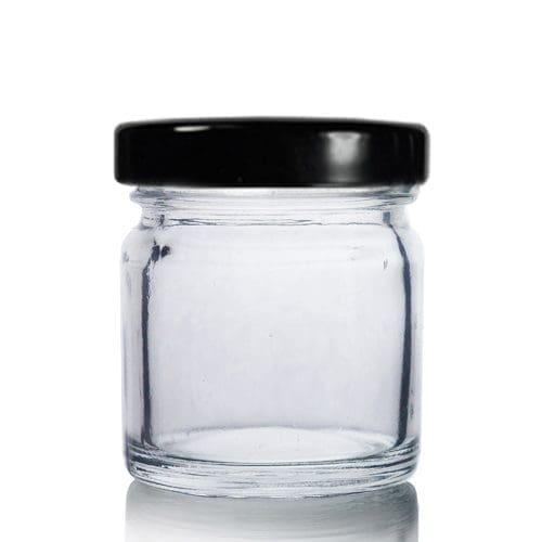 41ml Mini Glass Jam Jar & Lid