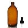 500ml Amber Glass Syrup Bottle & Atomiser Spray