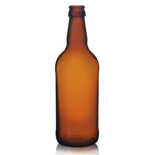 500ml Amber Short Beer Bottle