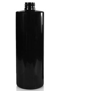 500ml Black Plastic Bottle