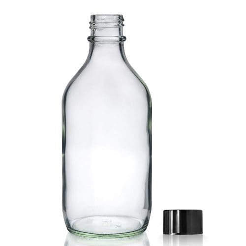 500ml Clear Glass Winchester Bottle Screw Cap Ampulla Ltd