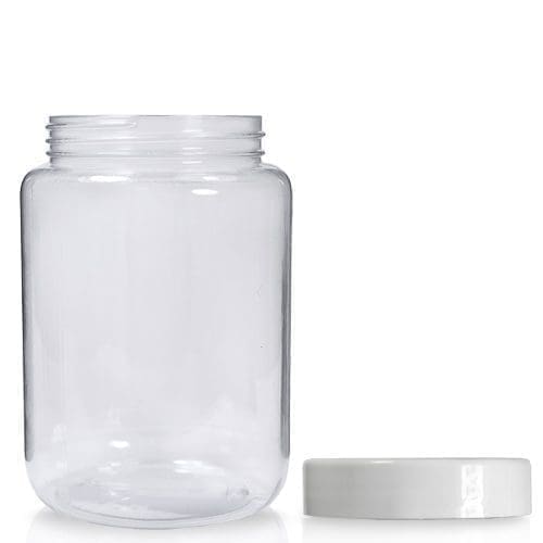 500ml Clear Screw Top Jar