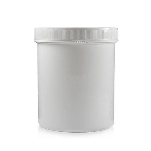 500ml White Screw Top Jar With 95mm Tamper Evident Lid Ampulla Ltd