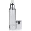 50ml Clear Airless Dispenser Bottle With Silver Over-Cap