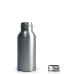 50ml Aluminium Bottle With Metal Cap