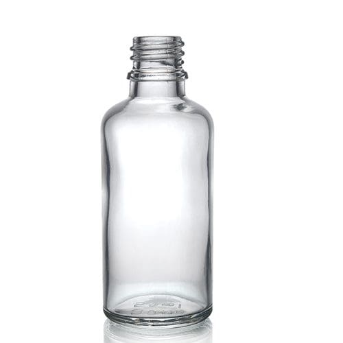 50ml Clear Glass Dropper Bottle w No Cap