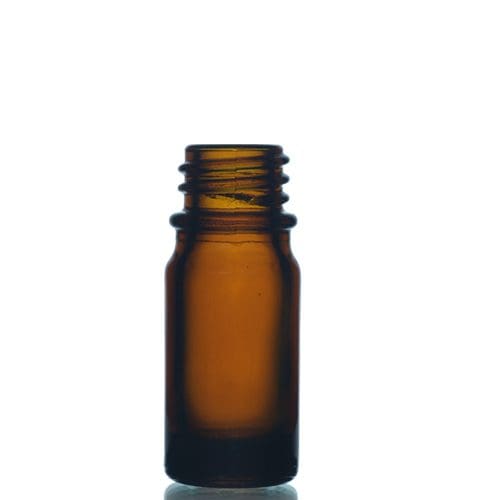 5ml Amber Glass Dropper Bottle w No Cap