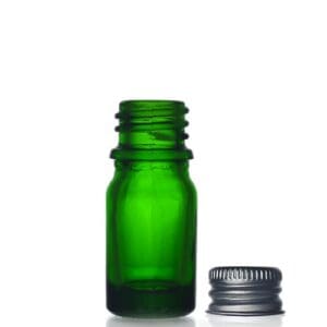 5ml Green Dropper Bottle With Metal Cap