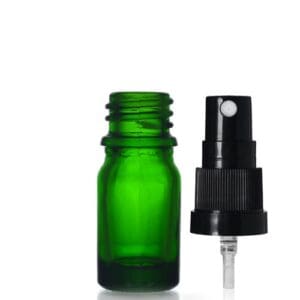 5ml Green Glass Spray Bottle