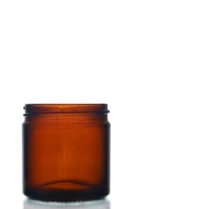 60ml Amber Glass Ointment Jar w No Cap