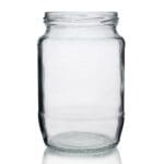2lb Clear Glass Food Jar