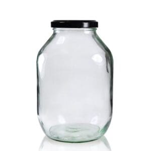 Half Gallon Jar w Black Lid