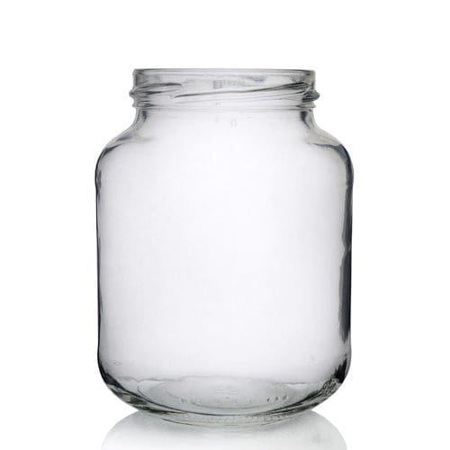 370ml Oval glass preserve jar