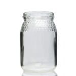 380ml Clear Glass Honey Jar