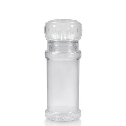 spice glass jar with grinder top