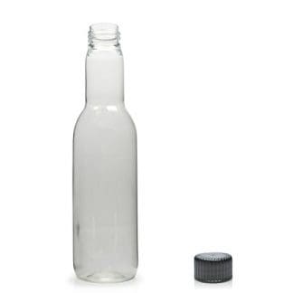 187ml Plastic Wine Bottle With Cap