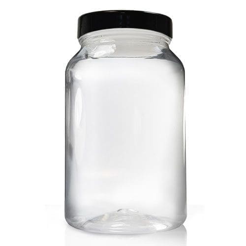 Retro plastic sweet jar with lid