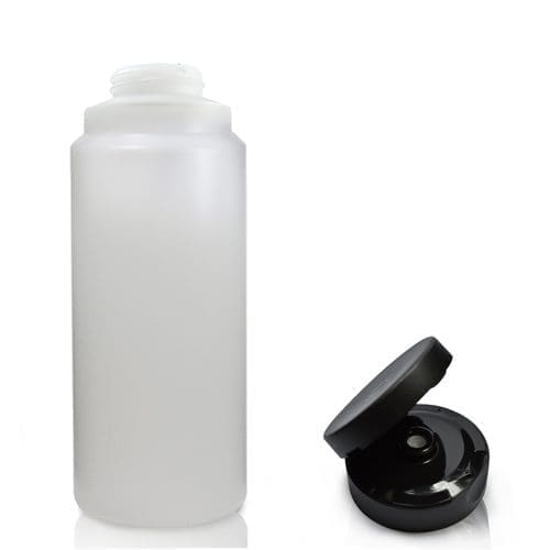 500ml HDPE Plastic Sauce Bottle With Cap